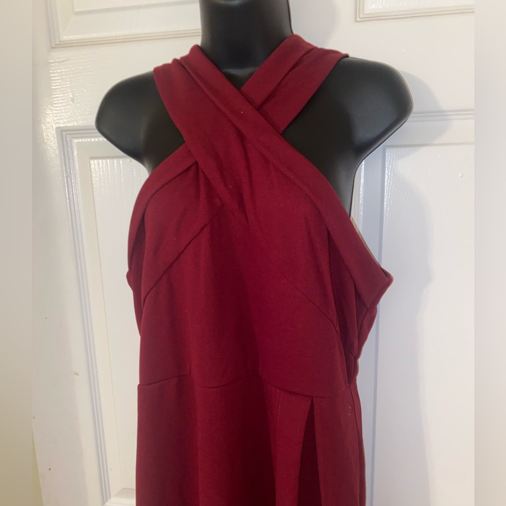 Burgundy formal dress